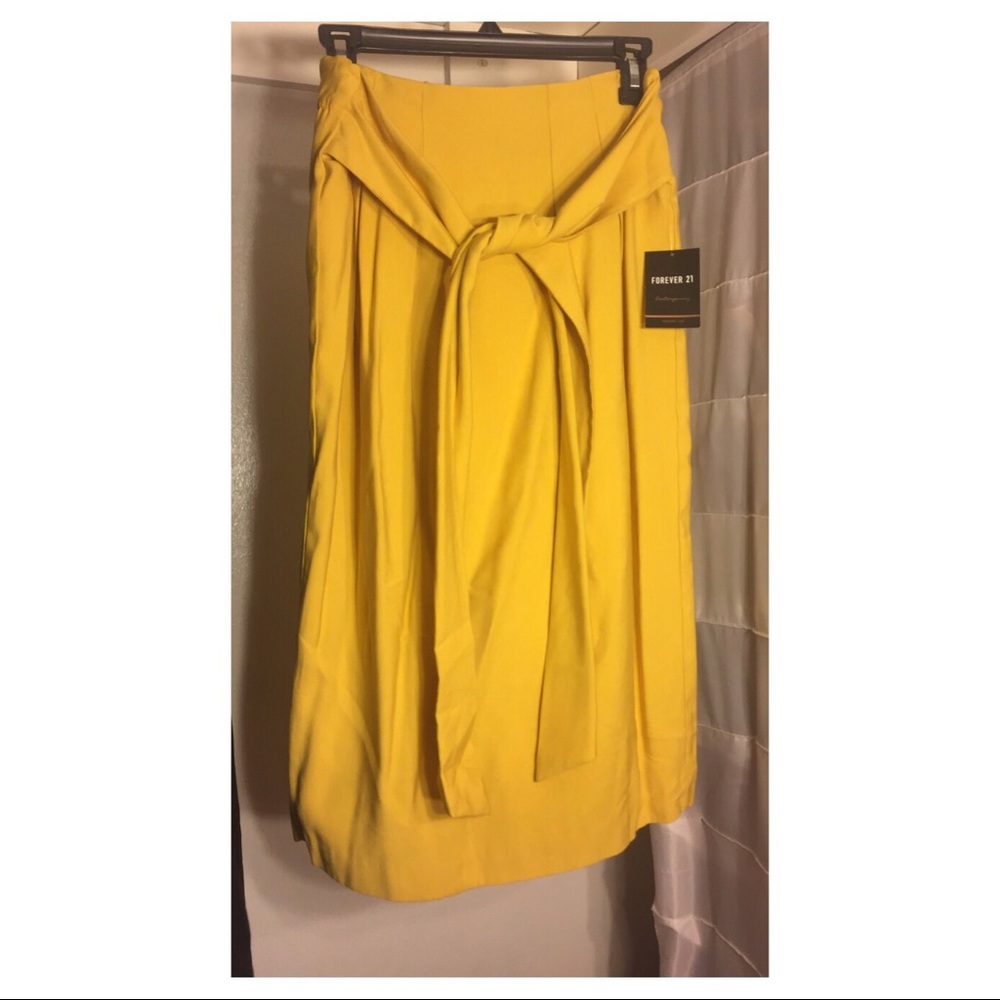 Mustard Yellow Skirt